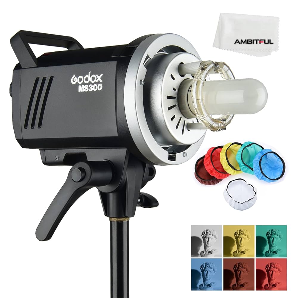 GODOX MS300 モノブロックストロボ Amazon | 【Godox正規代理】Godox MS300 300W 2.4G ワイヤレス